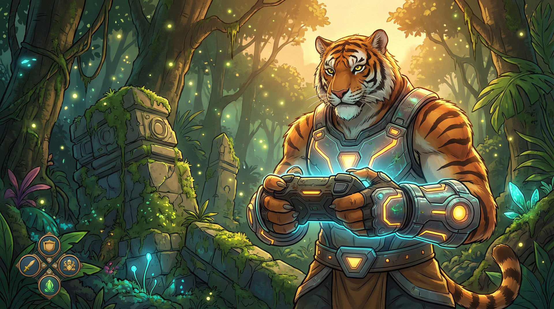 高清3D动漫老虎视频